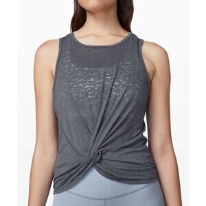 Lululemon Breeze Through Twist Tank Nebula Size 6